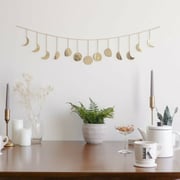 Moon Shining Phase Garland Decoration Chains Boho Gold Wall Hanging Ornaments Moon Shining Phase Garland Decoration Chains Boho Gold Wall Hanging Ornaments