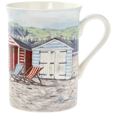 Gift Boxed Fine China Mug/Tea/Coffee Cup Sandy Bay Beach Seaside Scene Gift Boxed Fine China Mug/Tea/Coffee Cup Sandy Bay Beach Seaside Scene