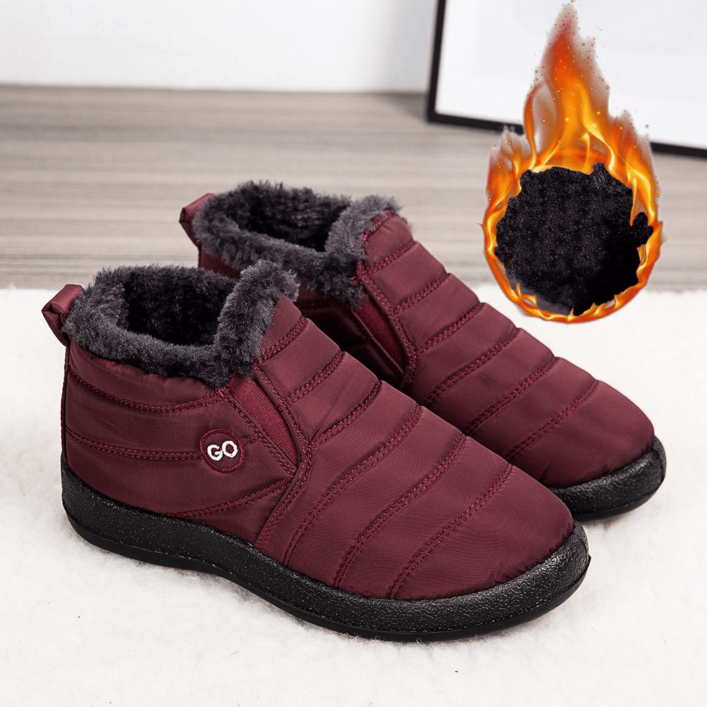 warm fur boots
