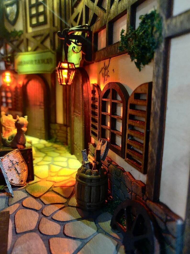 Hot Sale Italy Alleyworld Bookshelf Insert Box