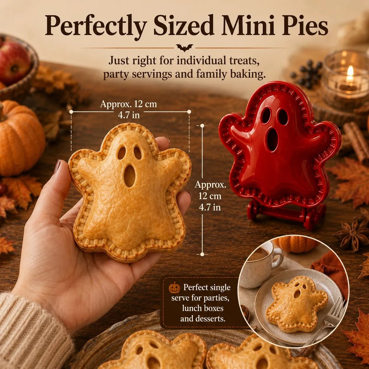 Personal sized Halloween hand pies