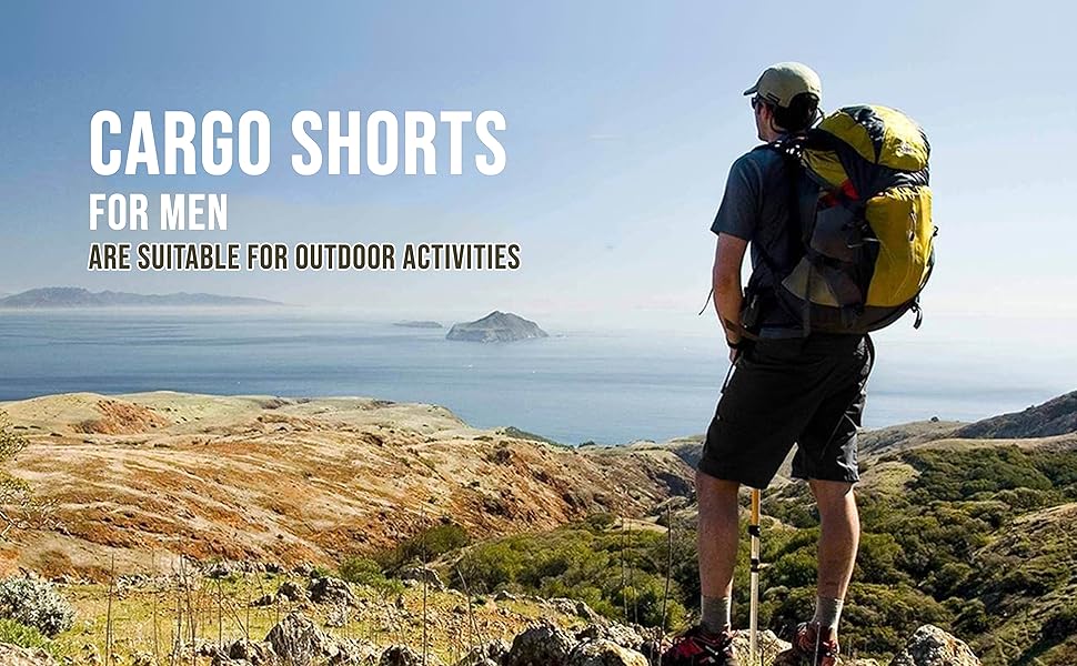 Men's Belted Cargo Shorts