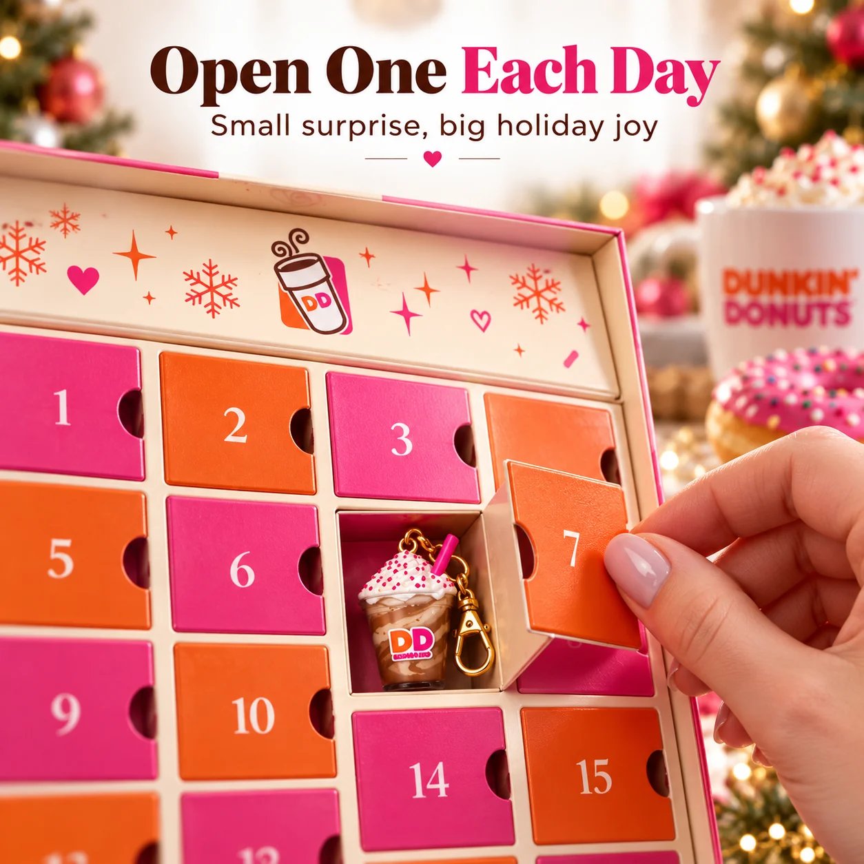 colorful donut inspired Christmas collectibles