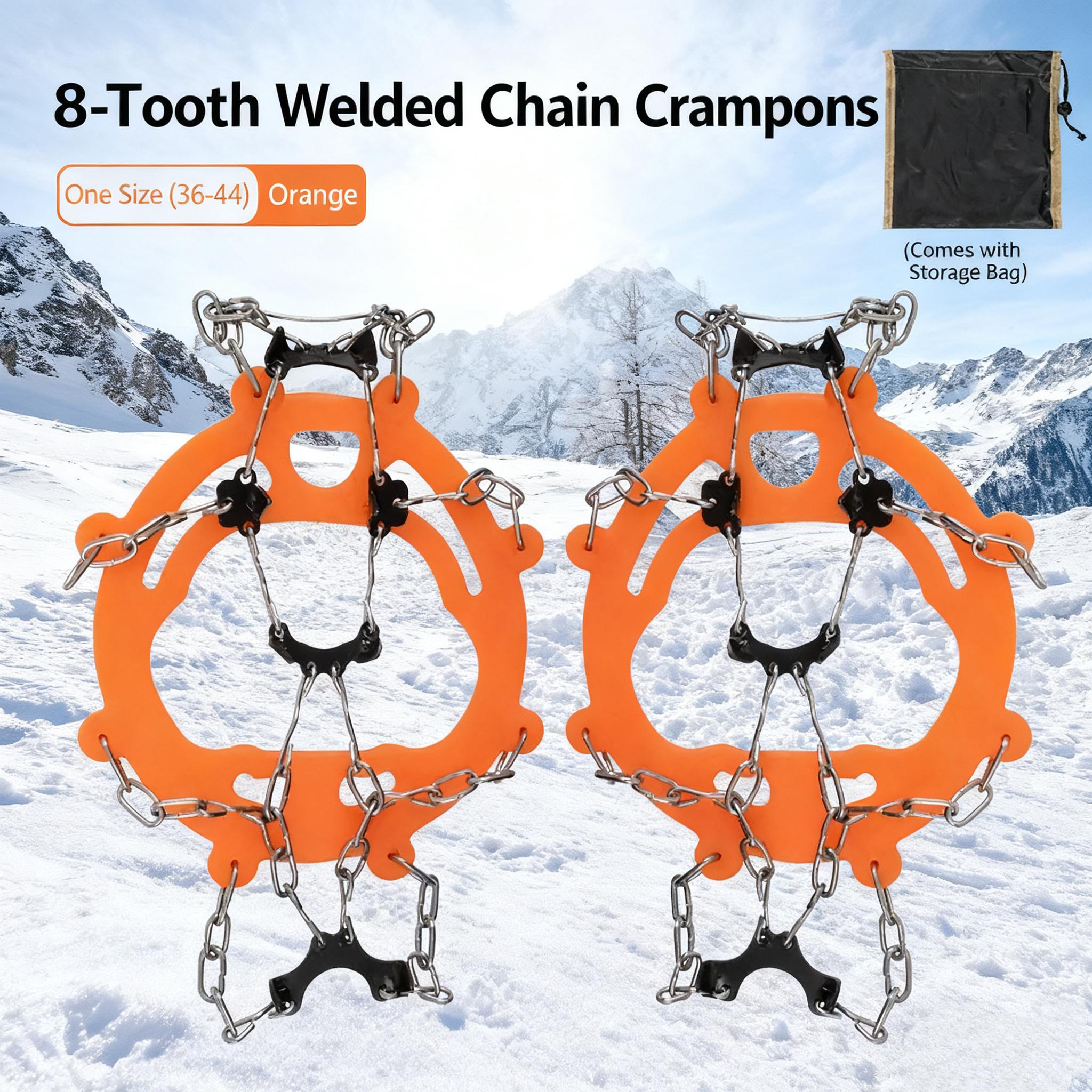 Ice cleats for sidewalks driveways and winter walking