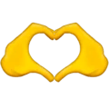 Heart Hands on Emojipedia Sample Images 14.0
