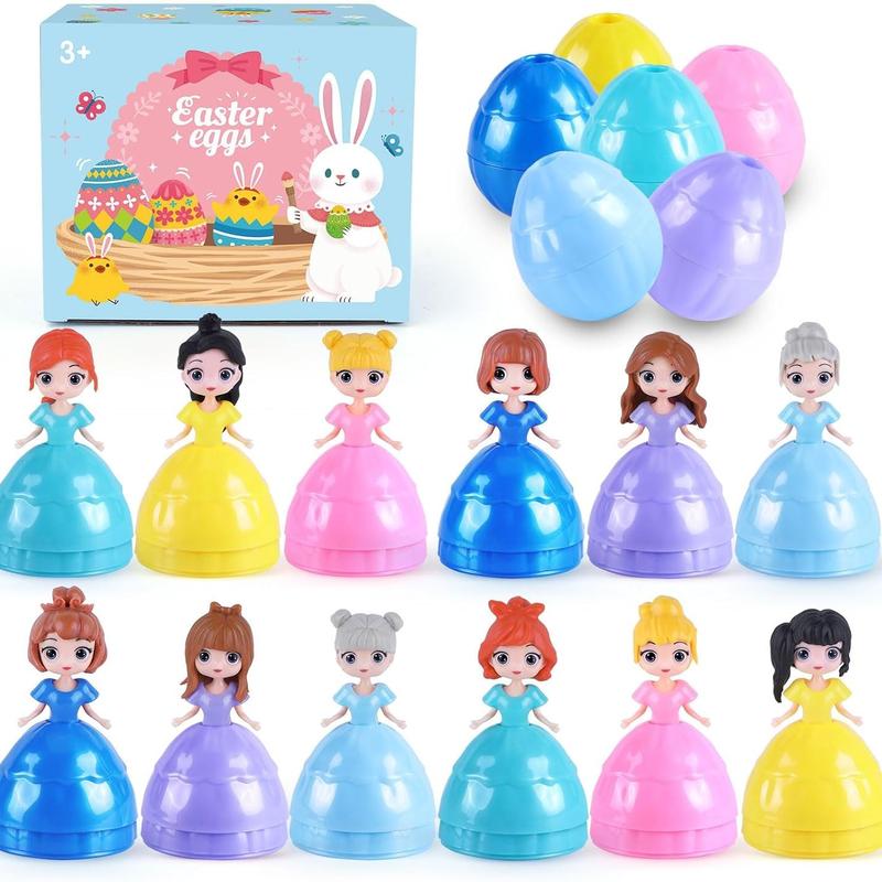 🐣 12 PCS Princess "Cupcake Magic" Prefilled Easter Eggs