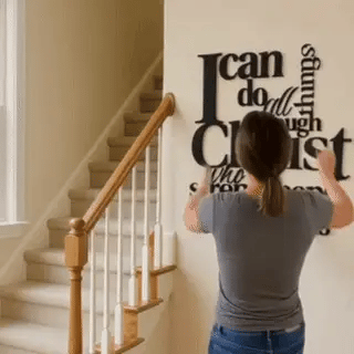 Philippians 4:13 Metal Wall Decor