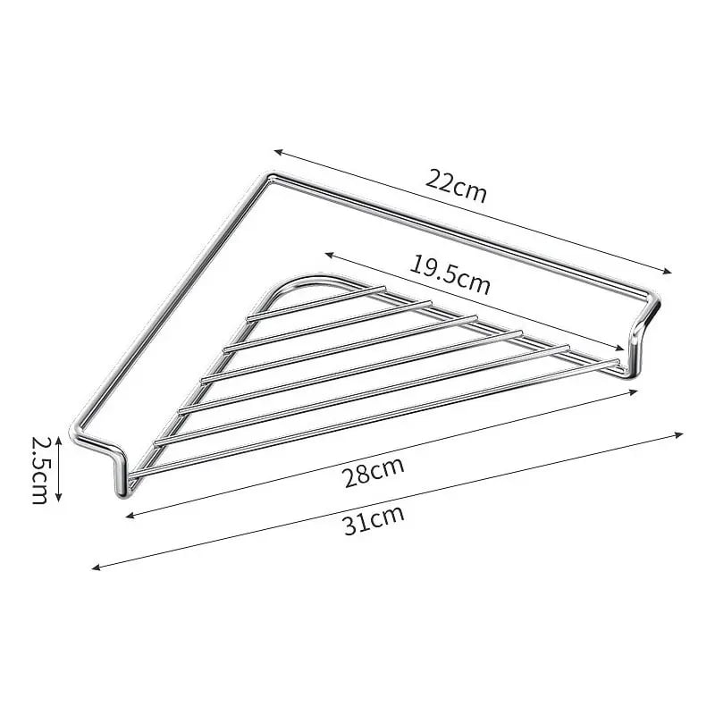Corner sink shelf dimensions