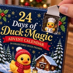 Numbered compartments on the advent calendar