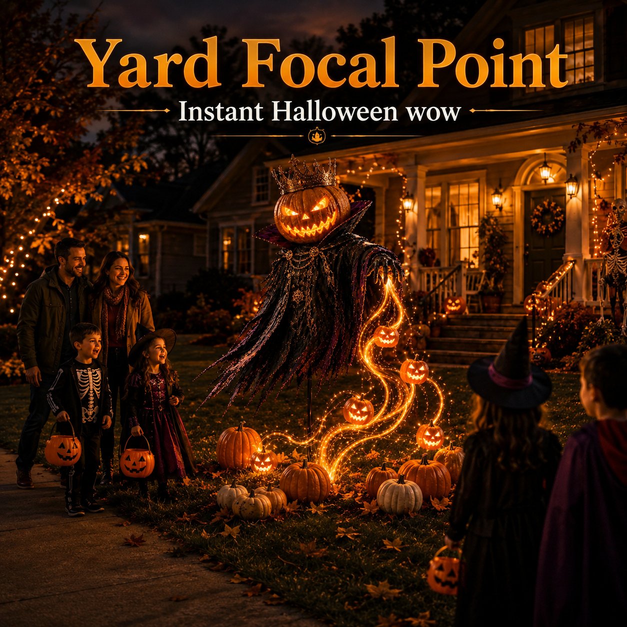 Solar Halloween garden light