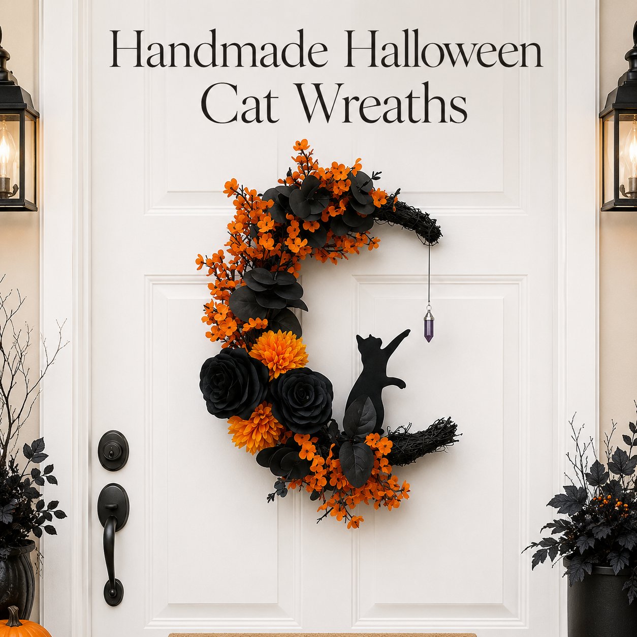 Halloween wreath design