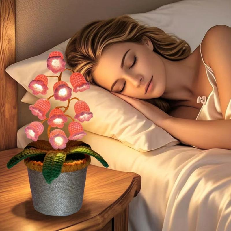 Product Introduction of Handmade Crocheted Halloween Lily of the Valley LED Lantern|Multi-color lighting + DIY Spooky Card |Pumpkin Party Prop/Christmas Decor/Heartfelt Valentine's Gifts/Mother’s Day Gift Handmade Flower Lamp Bedside Nightlight 10 Product Introduction of Handmade Crocheted Halloween Lily of the Valley LED Lantern|Multi-color lighting + DIY Spooky Card |Pumpkin Party Prop/Christmas Decor/Heartfelt Valentine's Gifts/Mother’s Day Gift Handmade Flower Lamp Bedside Nightlight 10