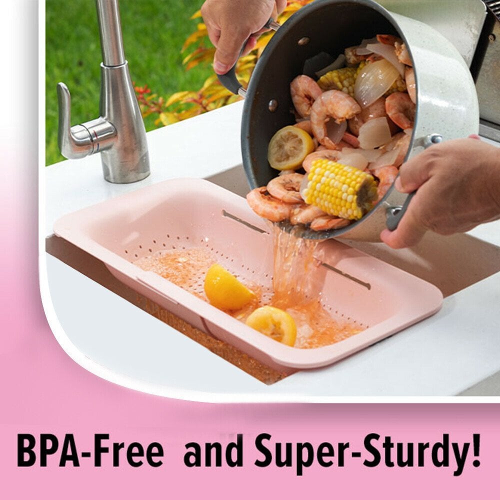 🔥HOT SALE🔥NEW, EXPANDABLE COLANDER FITS VIRTUALLY ALL SINKS! Uplifegiver