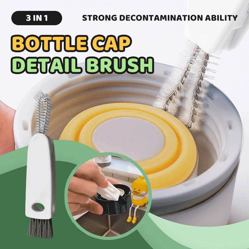 3 in 1 Bottle Cap Detail Brush Uplifegiver