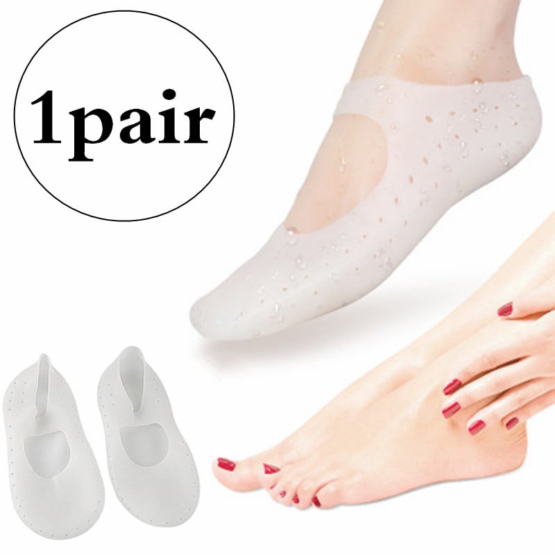 Silicone Moisturizing Socks for Dry and Cracked Feet