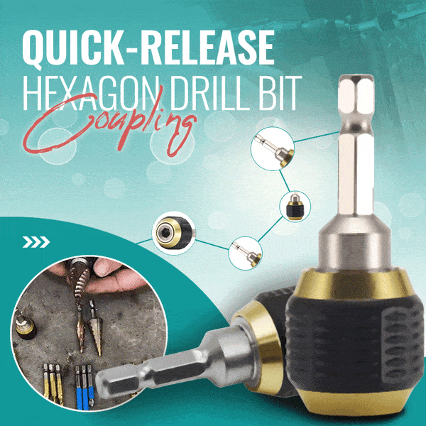 Quickrelease Hexagon Drill Bit Coupling