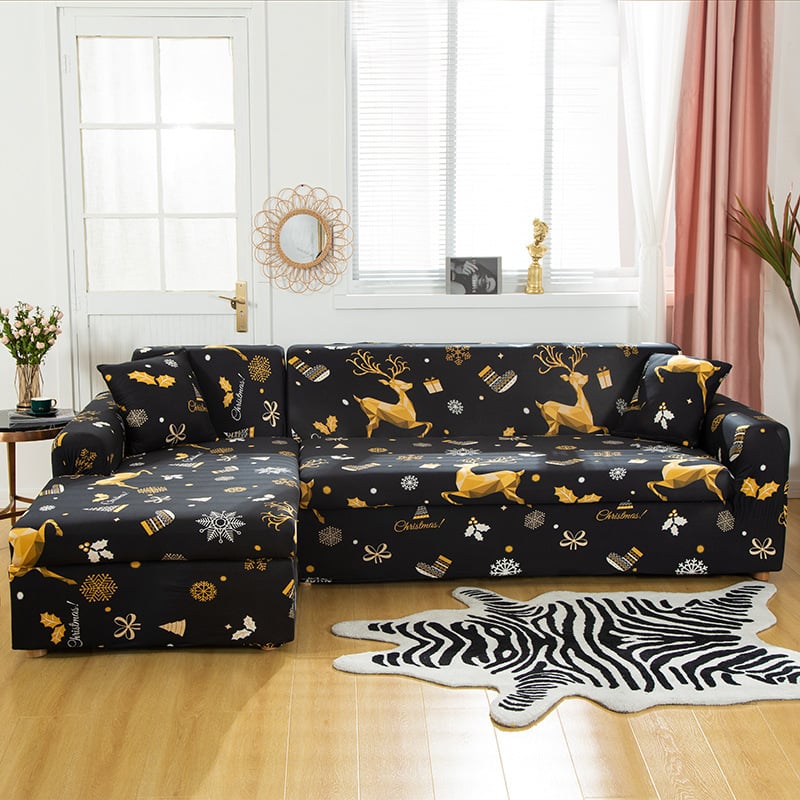 ChristmasFullwrapped Universal Stretch Sofa Cover