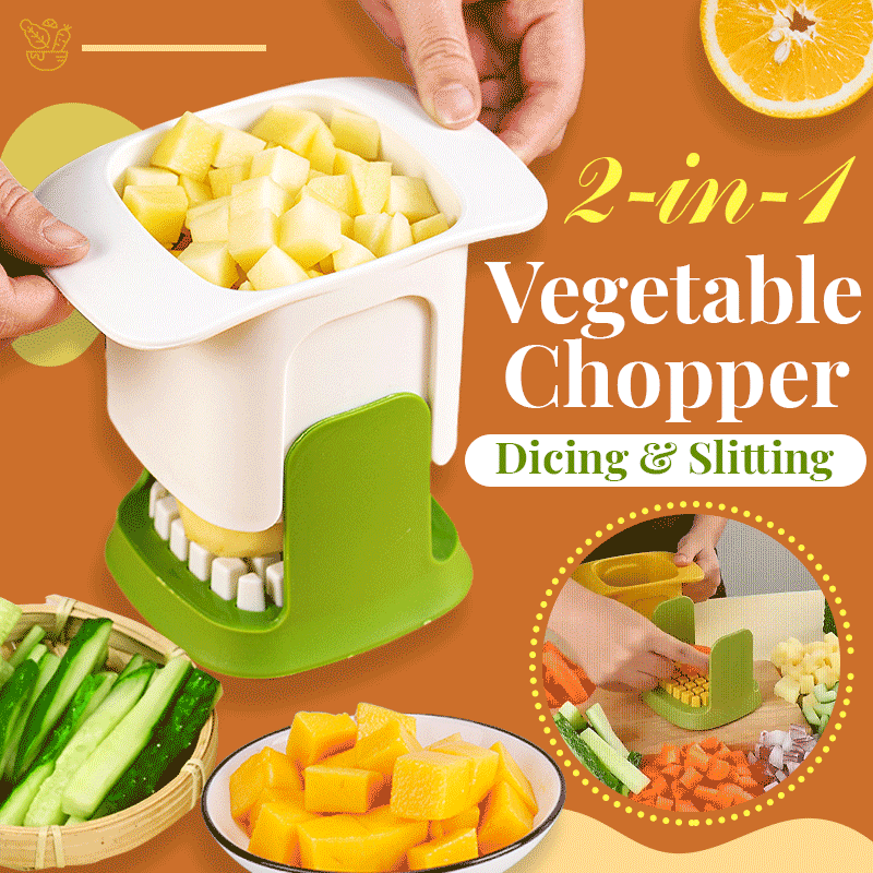 2in1 Vegetable Chopper Dicing & Slitting Beamingwise