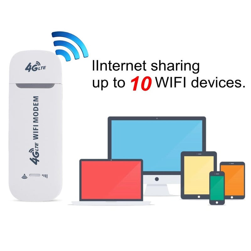 4G LTE ROUTER USB WIRESS MOBILE MOBILE 150 МБ/С АДАПТЕР КОРТИ ШАБАКАИ БЕСИМ