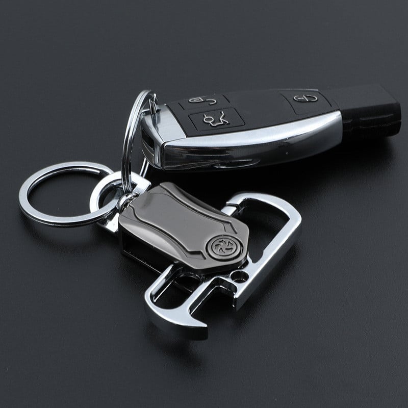 Multifunction Corkscrew Keychain