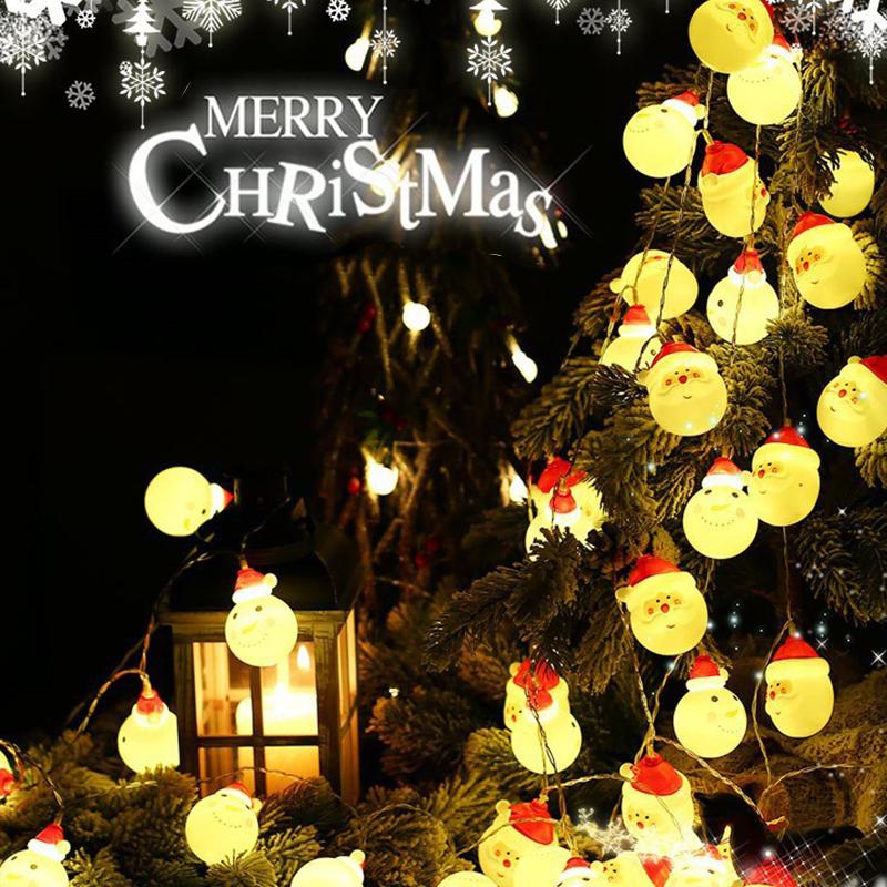 Snowman Christmas Tree LED String Lights · Xmas Decor Sightpiteof