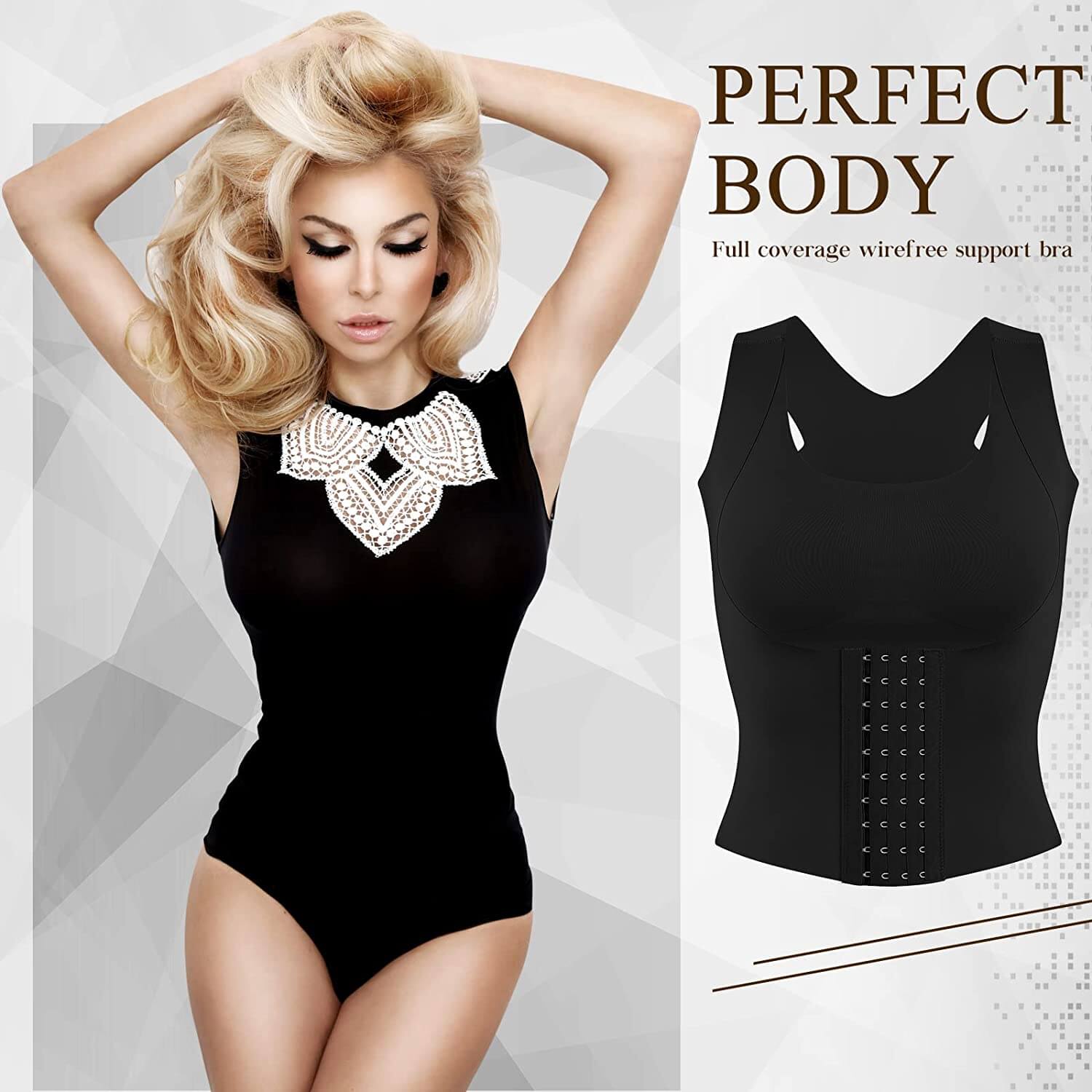 3in1 Waist Trainer Bra Conceptbake