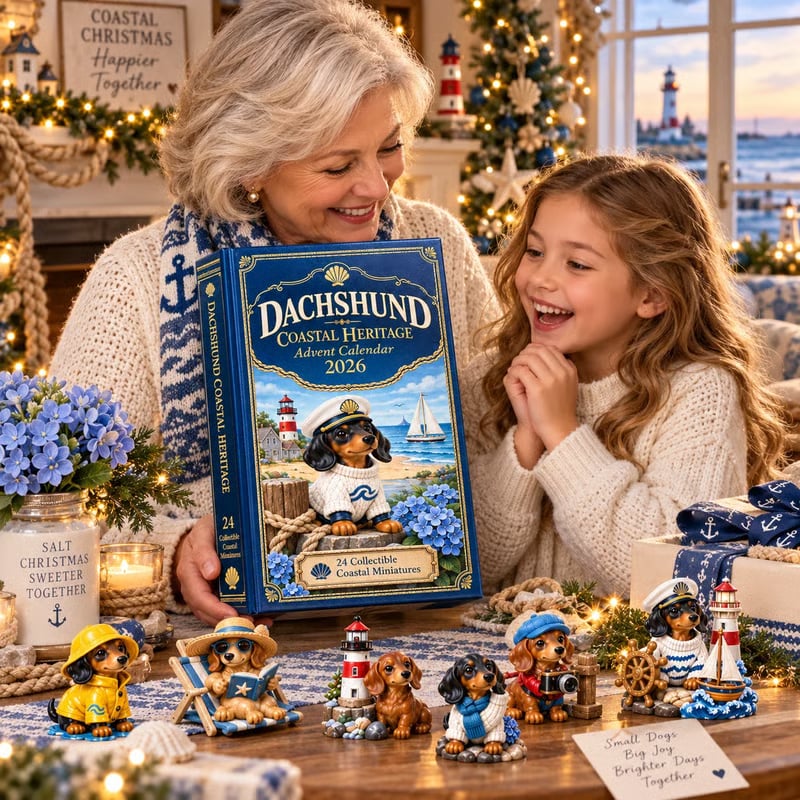 Coastal Wiener Dog Advent calendar
