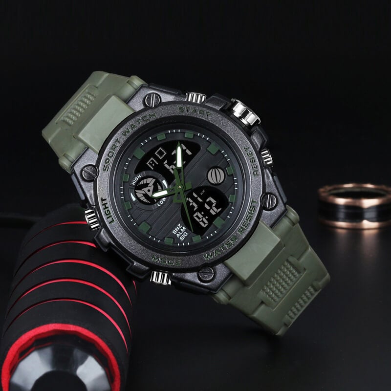Military sports watch for men