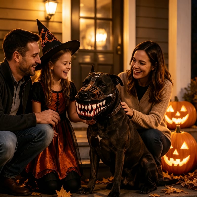 Hellhound dog costume for Halloween events