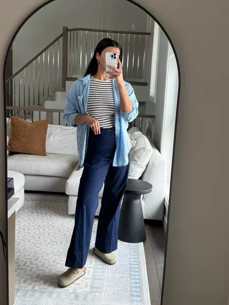 Tummy Control Stretch Twill Wide Leg Pant(Buy 2 Free Shipping)