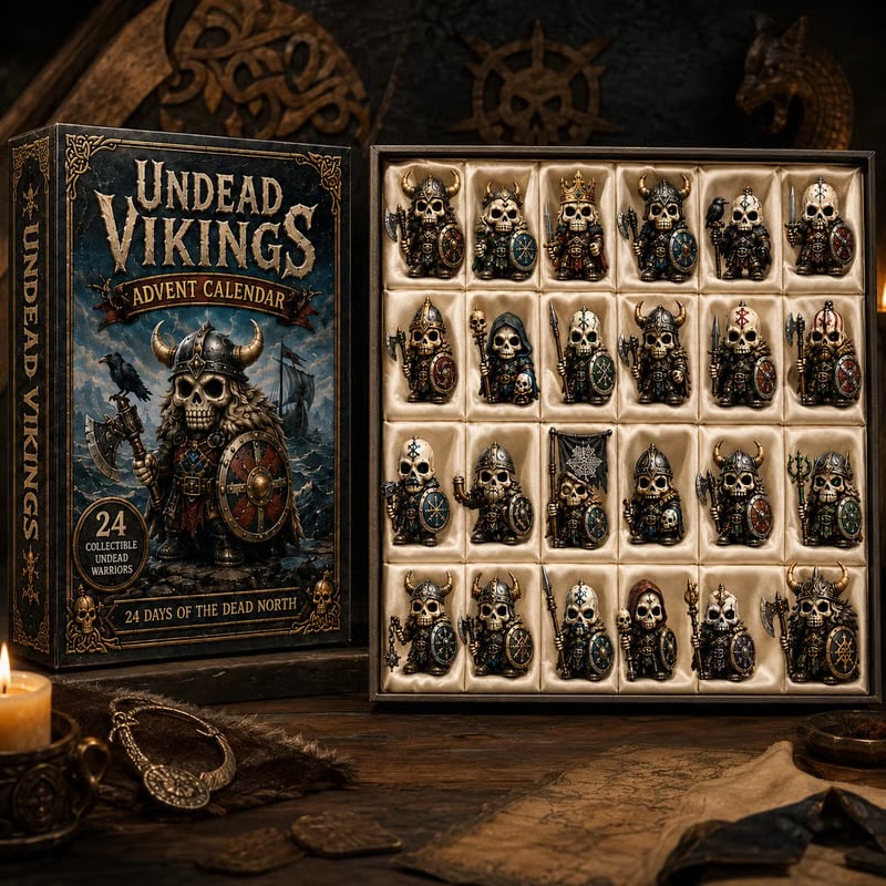Undead Viking fantasy miniature collection