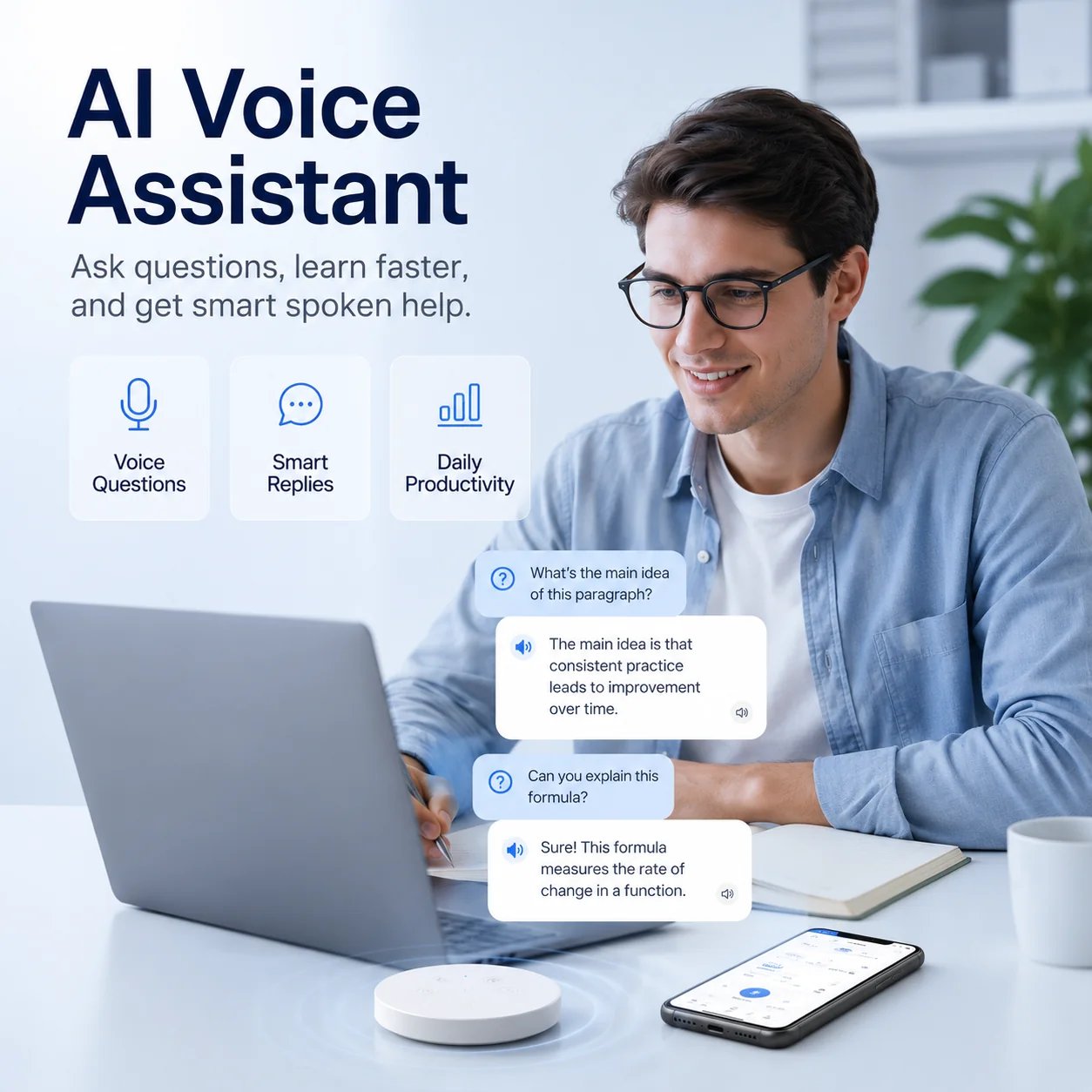 AI translator lifestyle shot