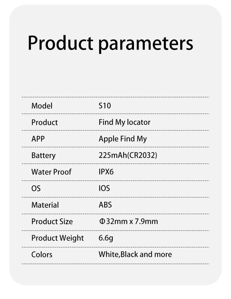 Product Introduction of GPS Tracker for Car,Mini Trackers Device with Weatherproof Magnetic Case-No Monthly Fee-Best Hidden GPS Trackers,Anti-lost Device,Works with Apple Find My (iOS Only) 13