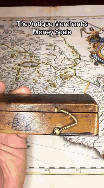 Antique Merchant Coin Scale