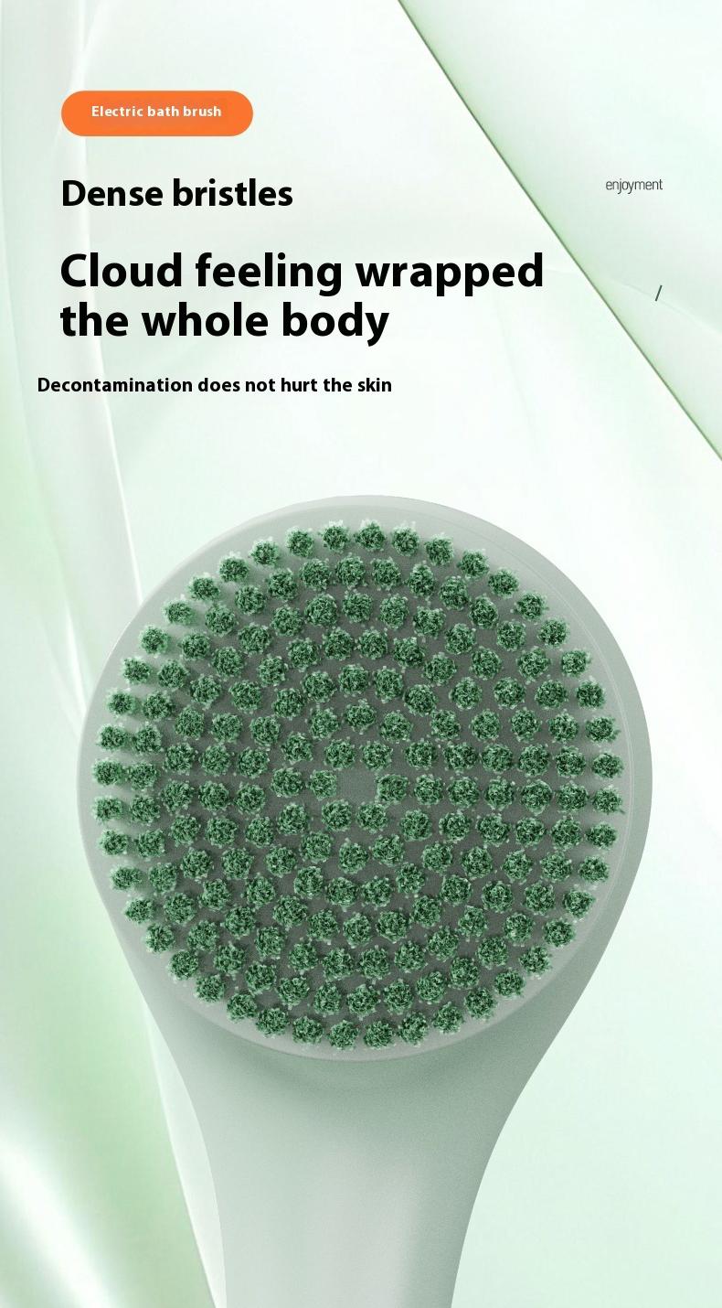 Rechargeable Motorized Electric Shower Back Scrubber - Long Handle IPX Waterproof PVC Spin Bath Brush with 5 Replaceable Heads, 3 Speed Modes, Exfoliating Massager for Adults Sensitive Skin, USB, Full Body (Shoulders, Calves Care, Great Gift Option) Rechargeable Motorized Electric Shower Back Scrubber - Long Handle IPX Waterproof PVC Spin Bath Brush with 5 Replaceable Heads, 3 Speed Modes, Exfoliating Massager for Adults Sensitive Skin, USB, Full Body (Shoulders, Calves Care, Great Gift Option)