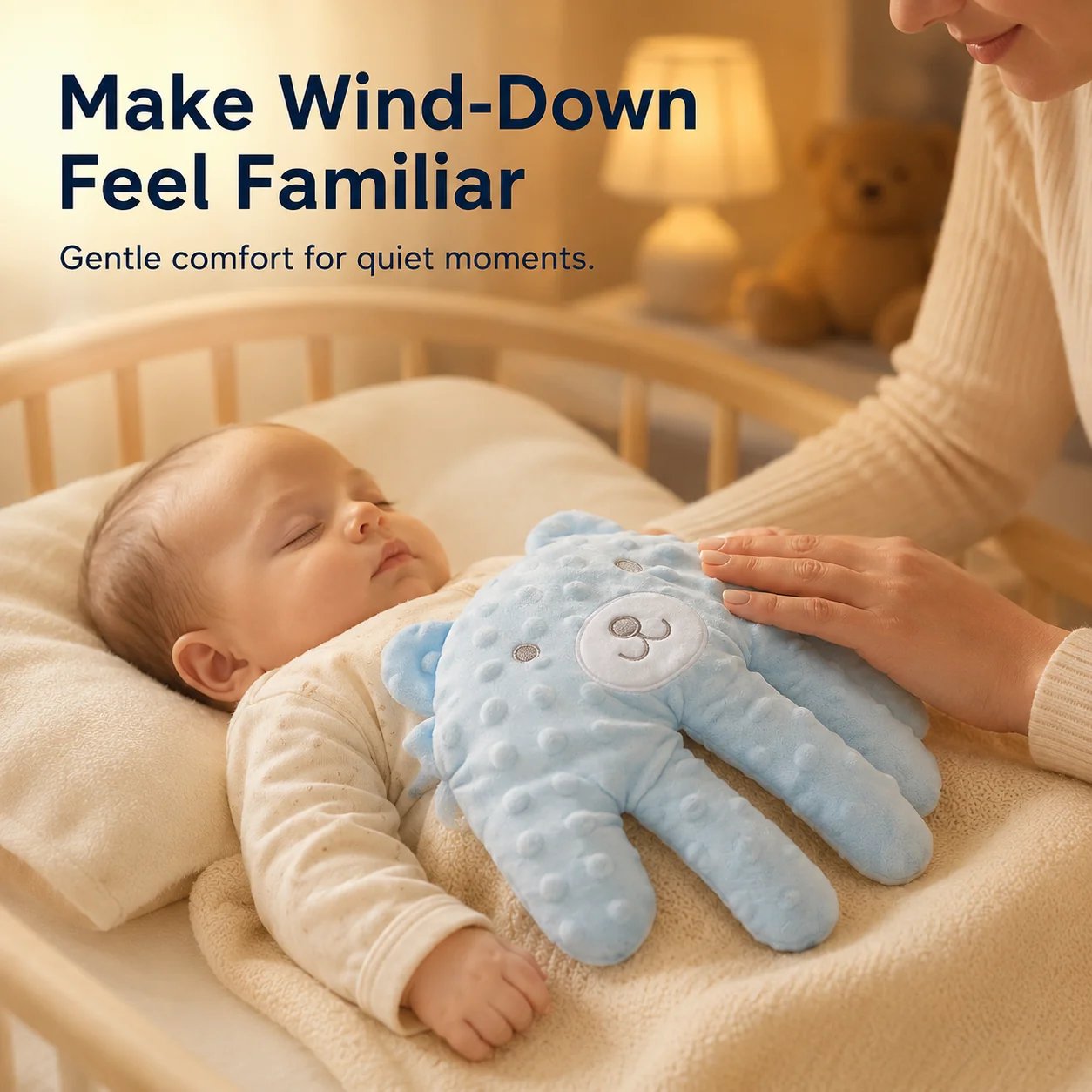 Natural red bean pouch warming in microwave for gentle tummy comfort