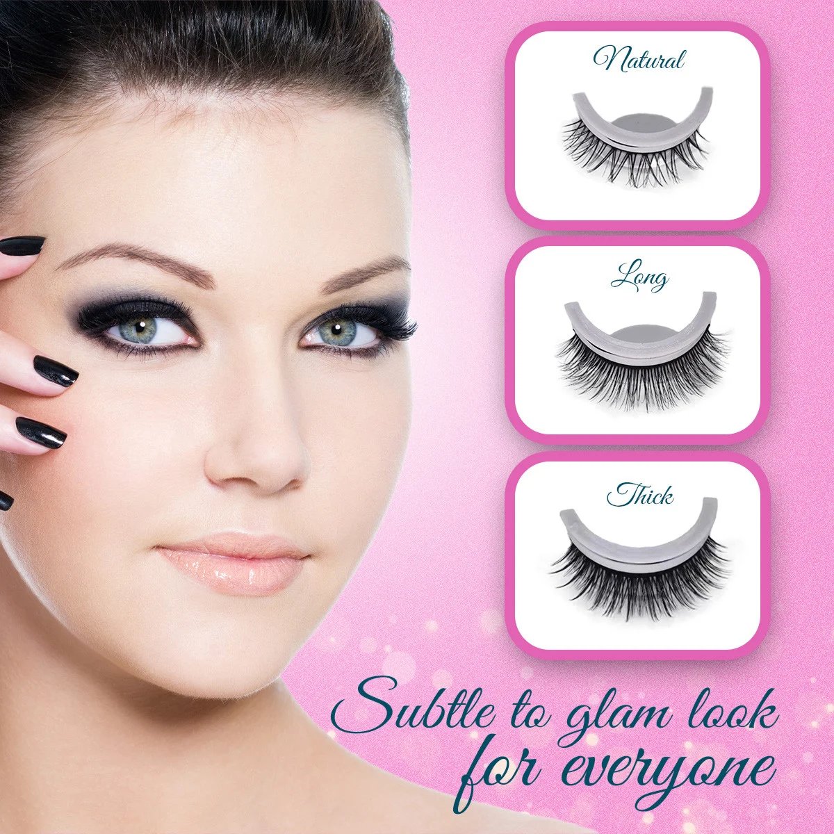 🔥Last Day 70 OFF🔥Reusable Adhesive Eyelashes printedmantra