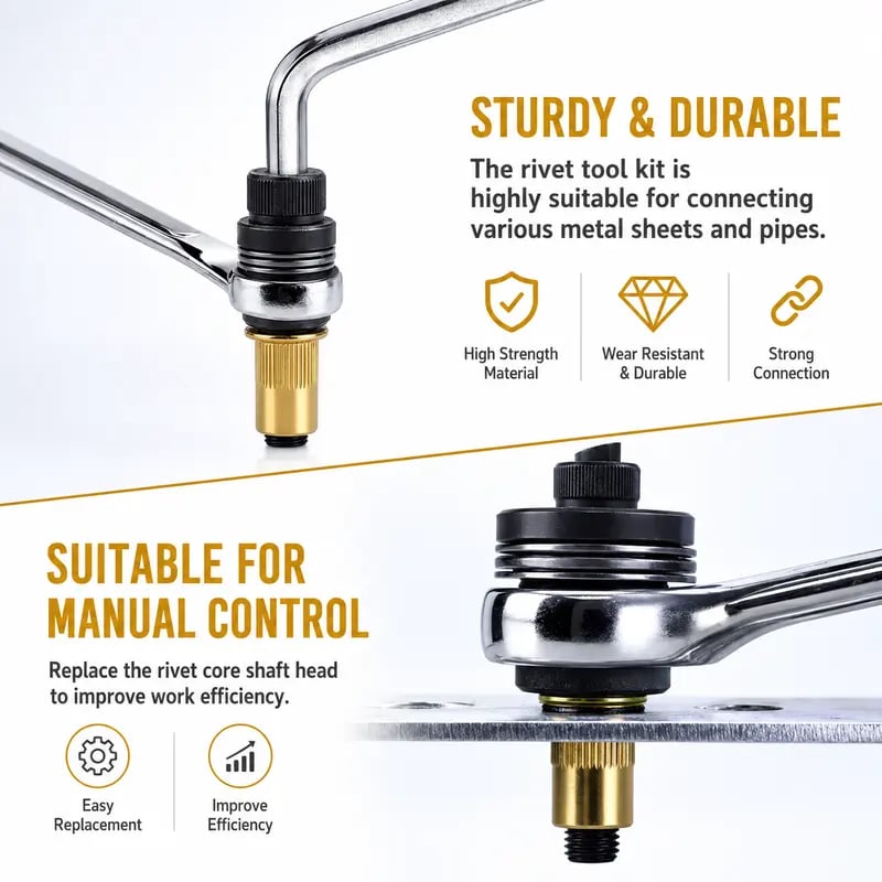 Rivnut kit components