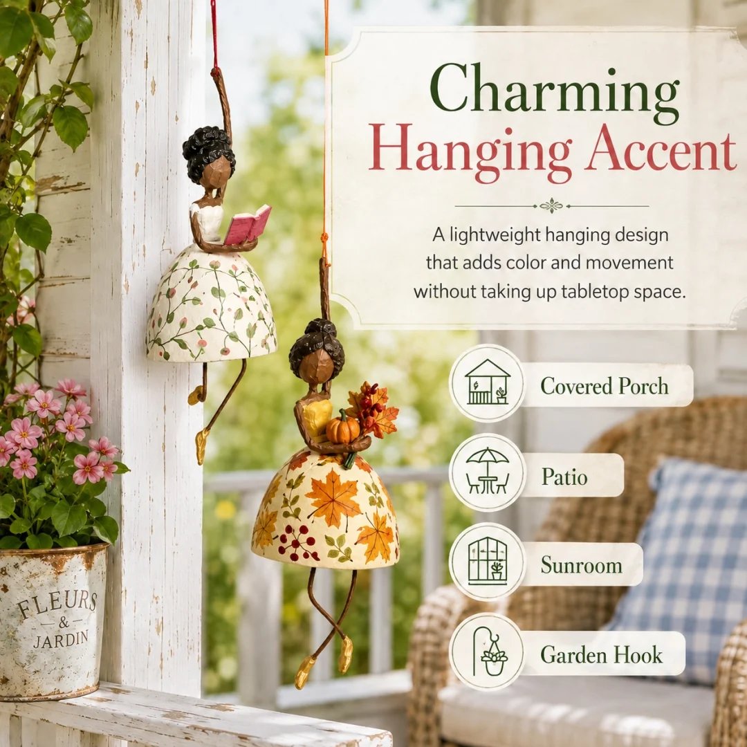 Places to hang decorative lady ornament