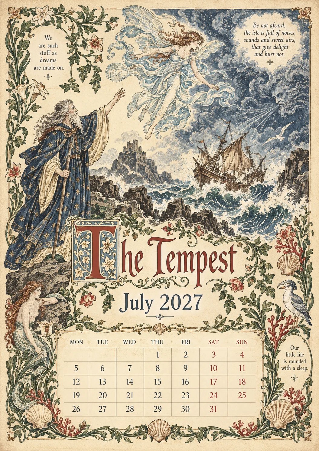 July — The Tempest