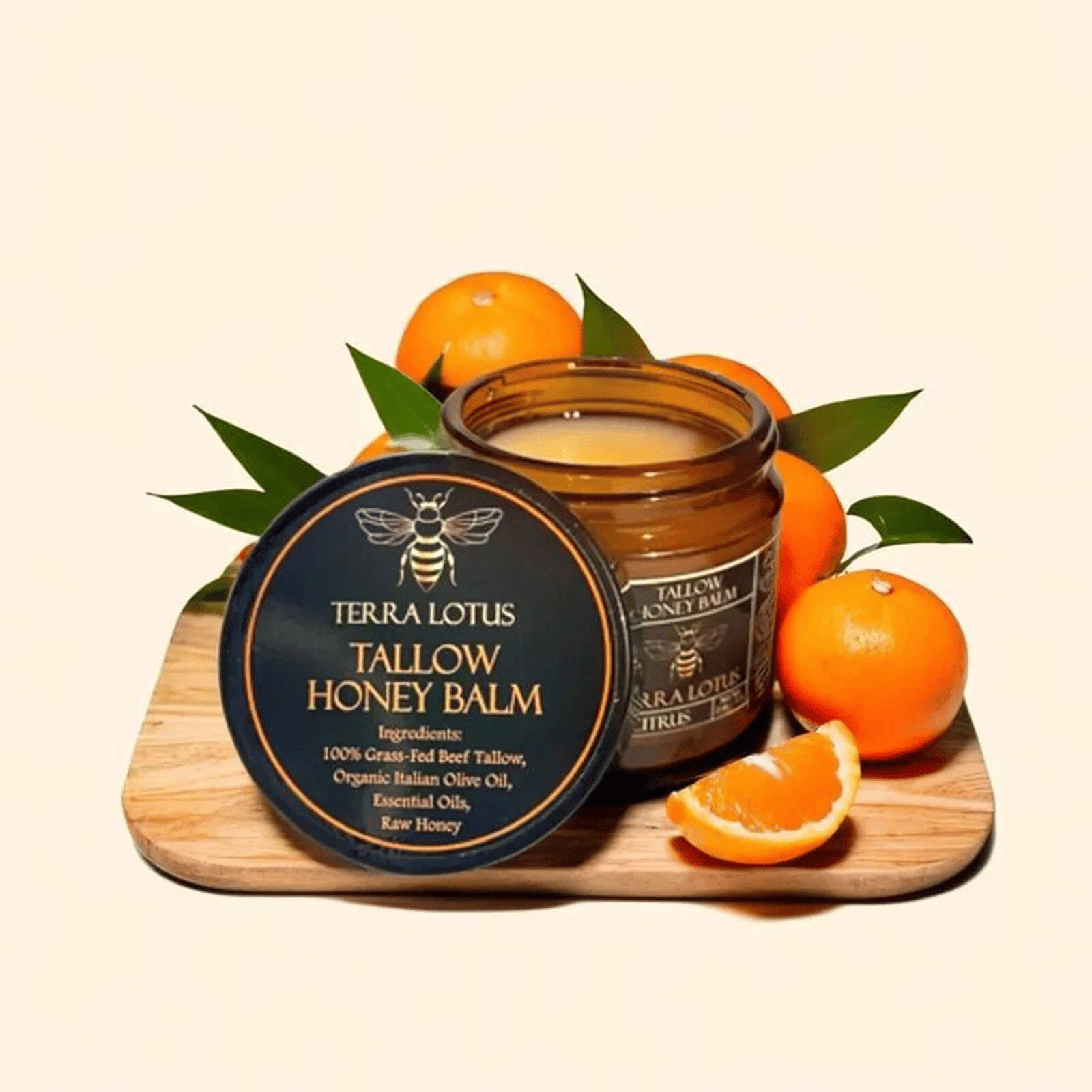 🔥This Week's Special Price $9.99🍊Terra Lotus™ Organic Grass-Fed Beef Tallow Balm with Raw Honey