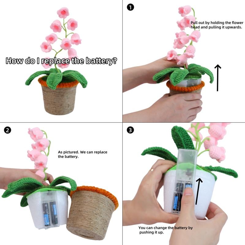 Product Introduction of Handmade Crocheted Halloween Lily of the Valley LED Lantern|Multi-color lighting + DIY Spooky Card |Pumpkin Party Prop/Christmas Decor/Heartfelt Valentine's Gifts/Mother’s Day Gift Handmade Flower Lamp Bedside Nightlight 14 Product Introduction of Handmade Crocheted Halloween Lily of the Valley LED Lantern|Multi-color lighting + DIY Spooky Card |Pumpkin Party Prop/Christmas Decor/Heartfelt Valentine's Gifts/Mother’s Day Gift Handmade Flower Lamp Bedside Nightlight 14