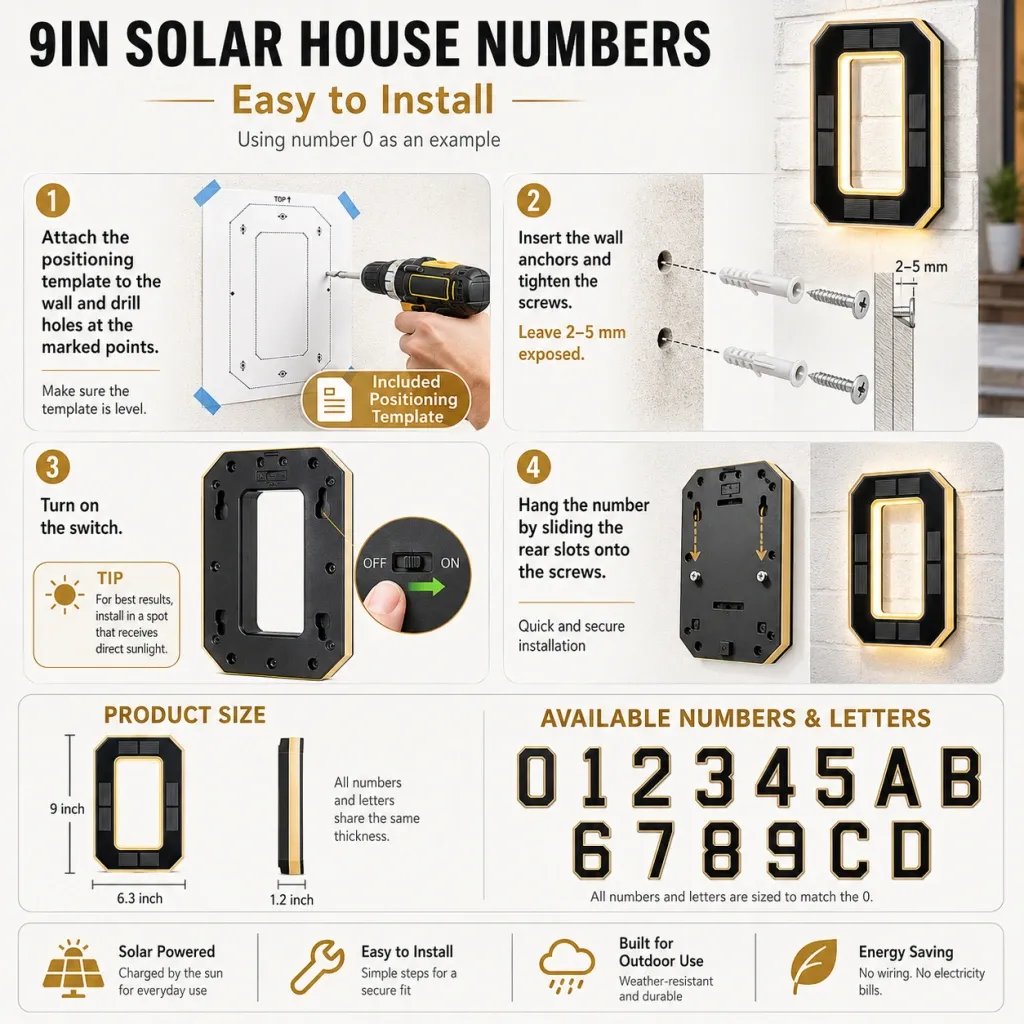 Installation guide and mounting hardware package