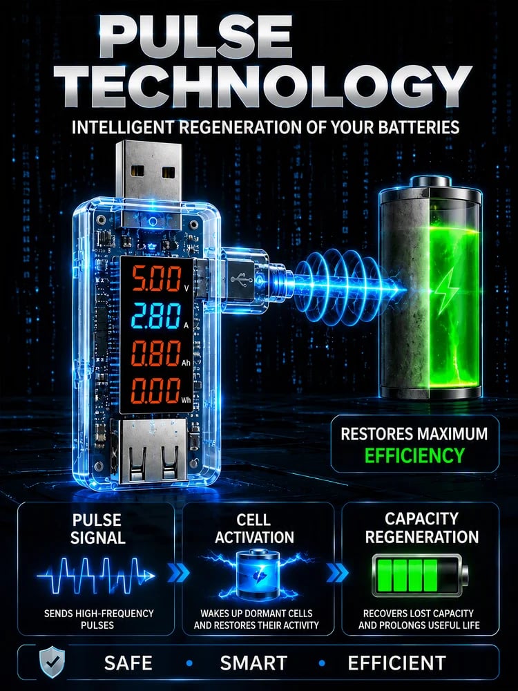 Pulse technology battery maintenance features