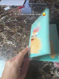 Farting Dog Birthday Card in action