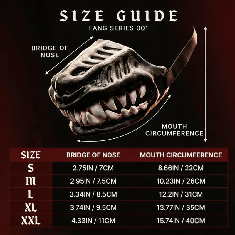 Hellhound Pet Mask product specifications