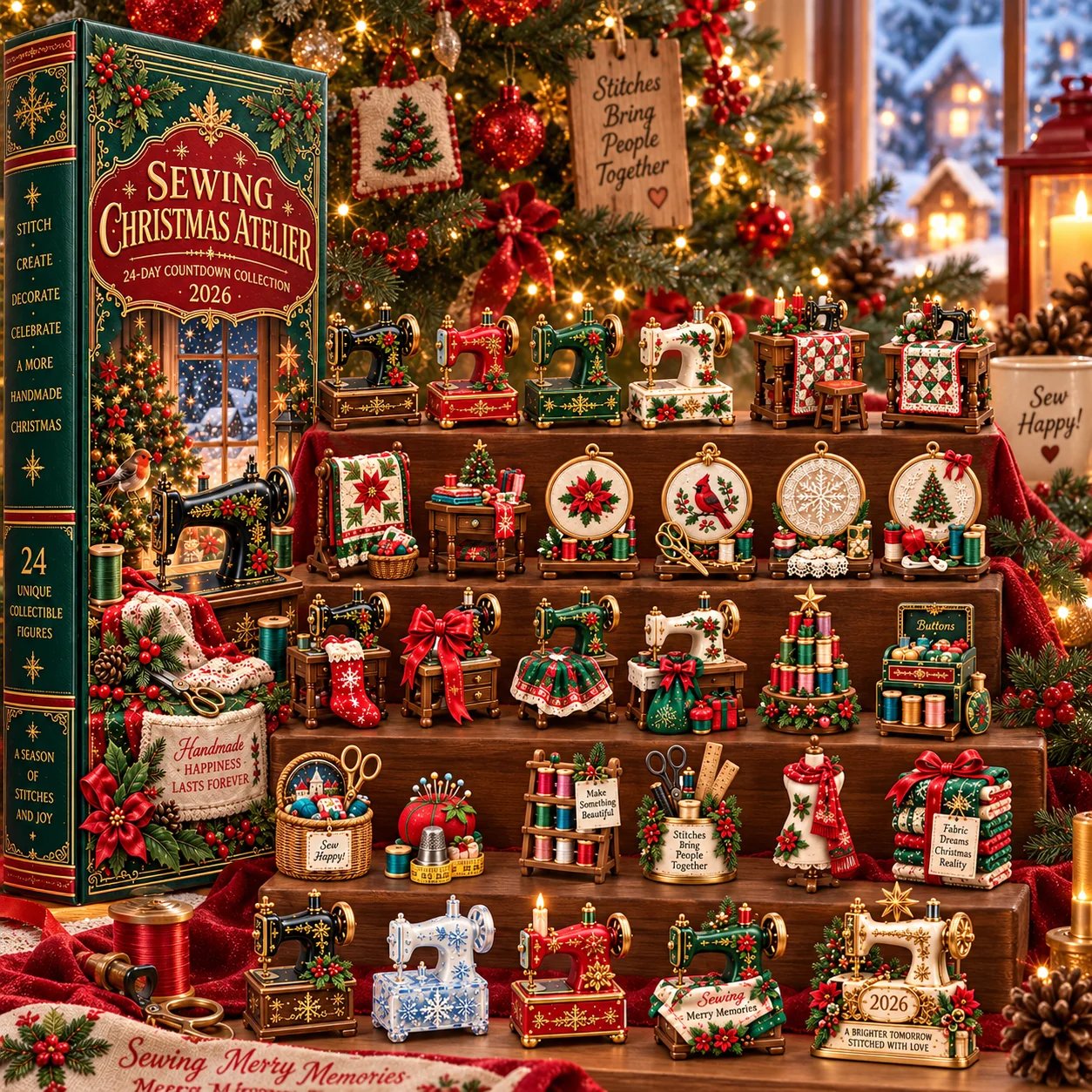 2026 Christmas Sewing Atelier 24 day sewing miniature collection