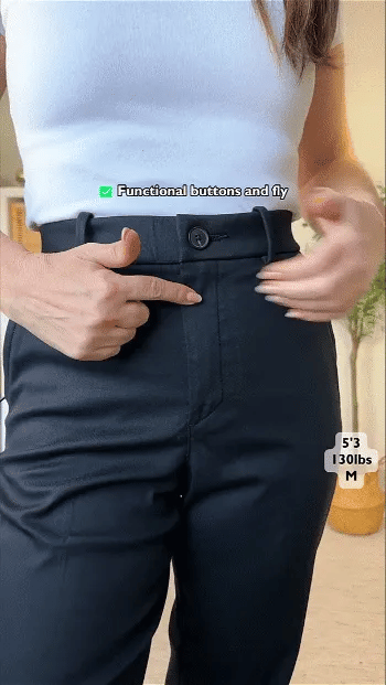 Tummy Control Stretch Twill Wide Leg Pant(Buy 2 Free Shipping)