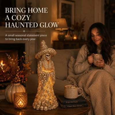 Early Halloween PromotionSkeleton Witch Ornament