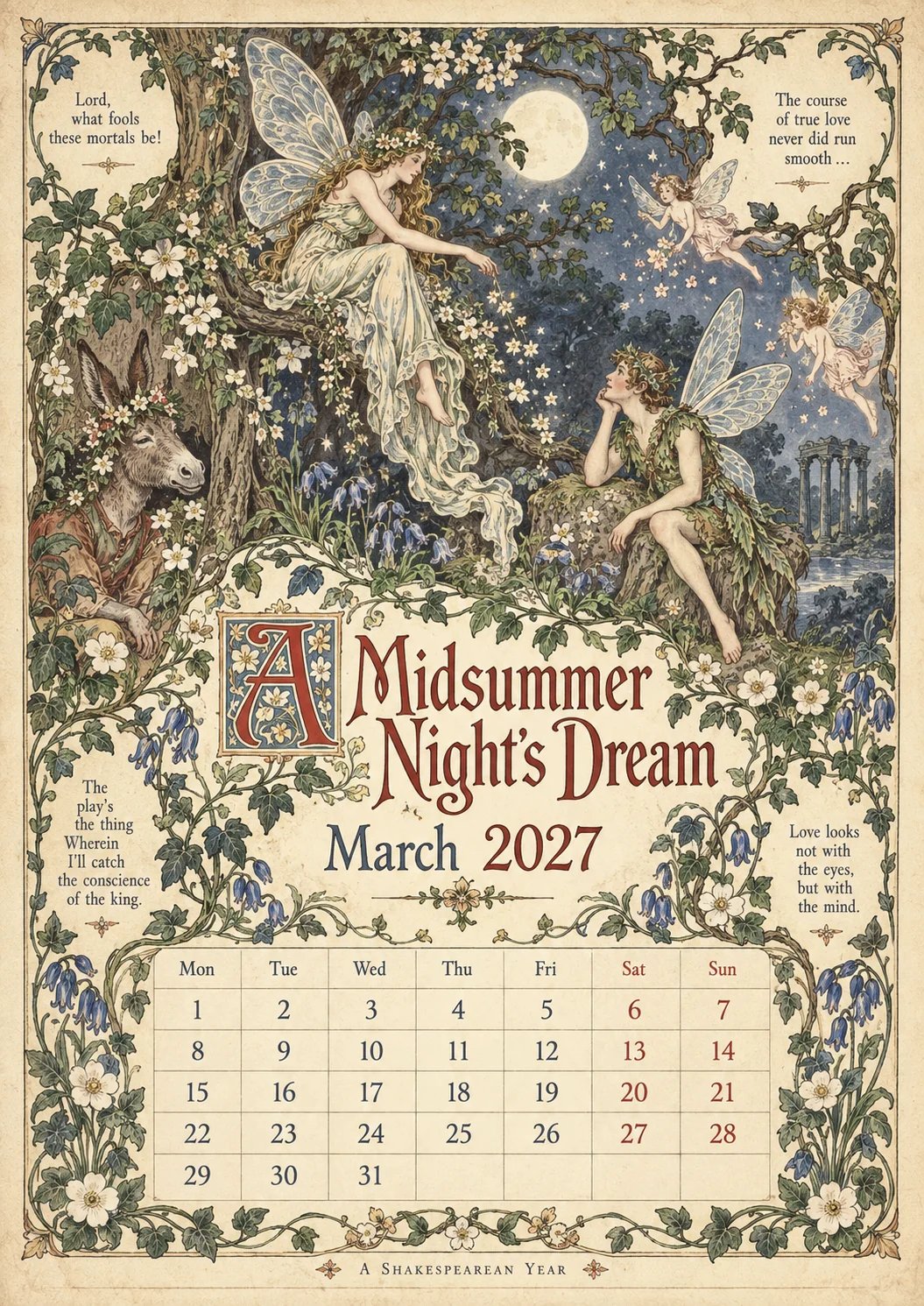 March — A Midsummer Night's Dream